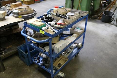 Picking trolley with contents