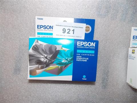 Epson Drucker-Tintenpatrone  Nr. T0592, Blau      P095/921