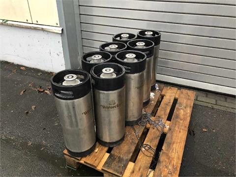 8 Stk. 20 Liter Schlank-KEG