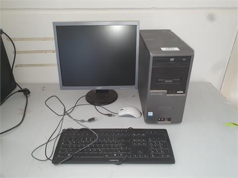PC , Monitor, Tastatur, Maus